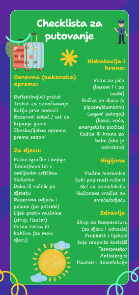 Checklista za putovanje